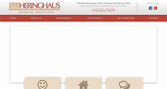 Desktop Screenshot of drsheringhaus.com