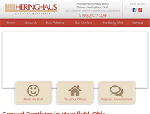 Tablet Screenshot of drsheringhaus.com